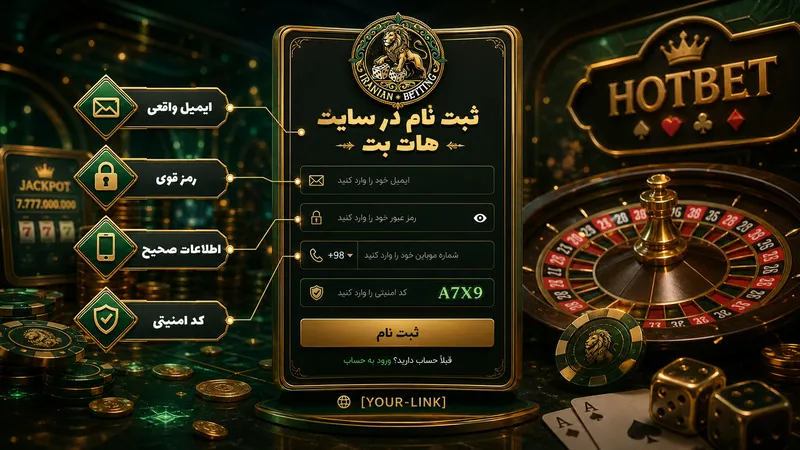 ثبت نام در سایت هات بت